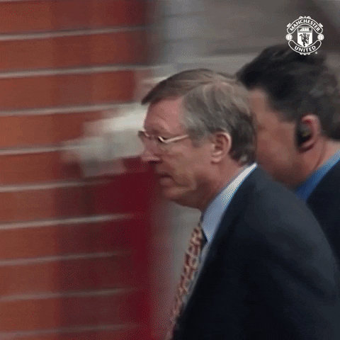 Looking Sir Alex GIF by Manchester United