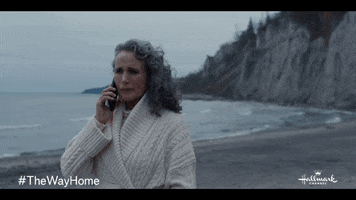 Bad Phone Call Woman On Beach GIF by Hallmark Channel