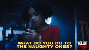 Scared Christmas GIF by Violent Night