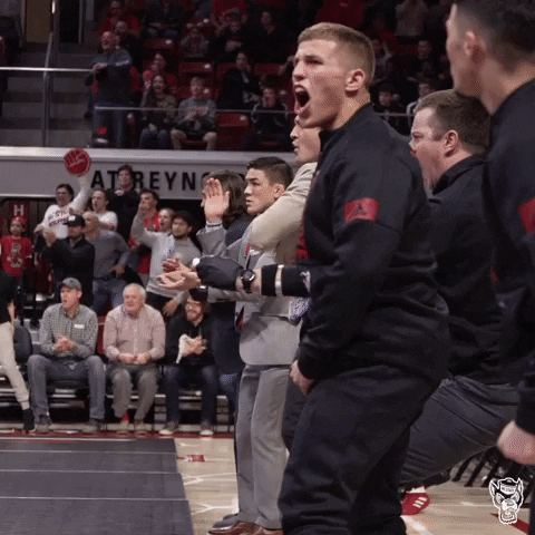 Wolfpackwrestling GIF by NC State Athletics