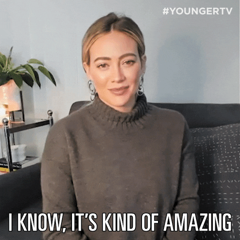 Hilary Duff Aftershow GIF by TV Land
