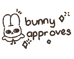 Bunny Sticker by moonie coco