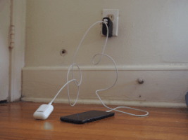 wall charger GIF