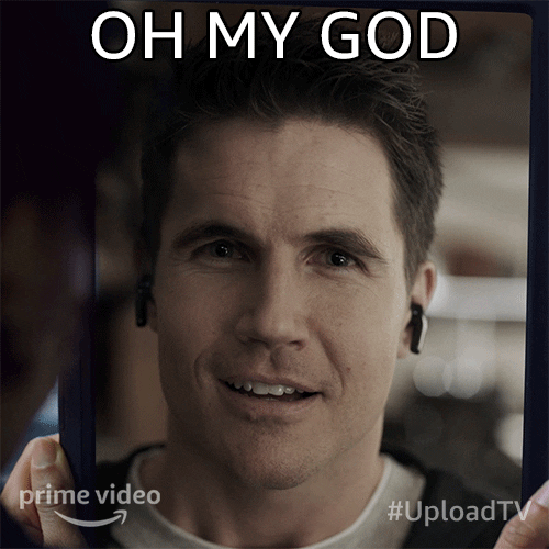 Happy Robbie Amell GIF by Amazon Prime Video