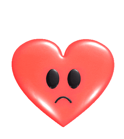 Sad Heart Break Sticker by BerlinBuyersClub