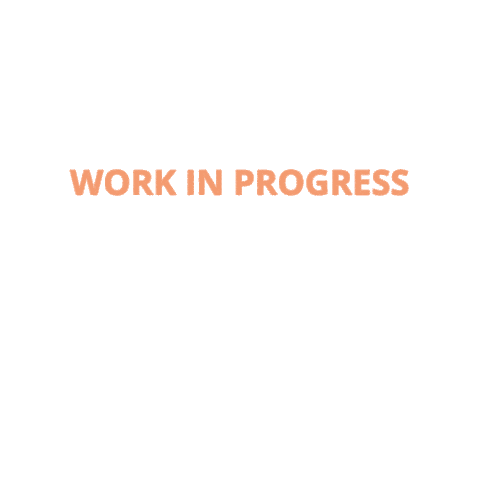 Workinprogress Sticker by Serry Tegels