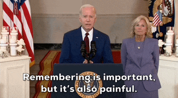 Grieving Joe Biden GIF by GIPHY News