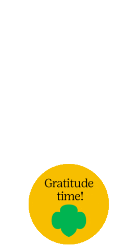 Gratitude Mentalhealth Sticker by Girl Scouts