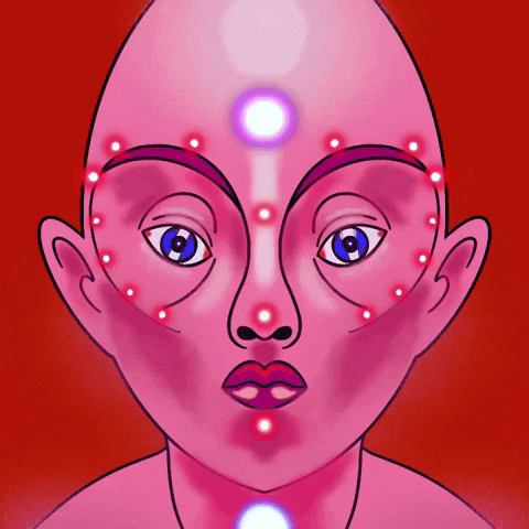 realdanzee face alien energy spiritual GIF