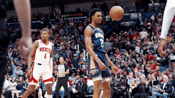 Happy Nba Dunk GIF by New Orleans Pelicans