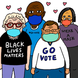 Black Lives Matter Hearts