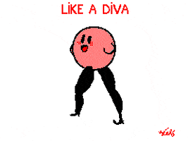 diva strut GIF by Kéké