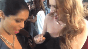 strippingdowncelebs boobs whoops lilly singh superwoman GIF