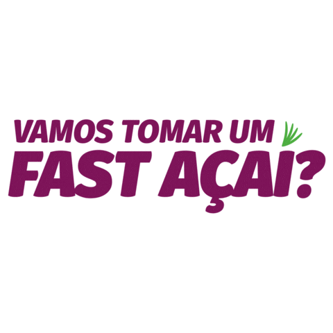 Fast Açaí Sticker