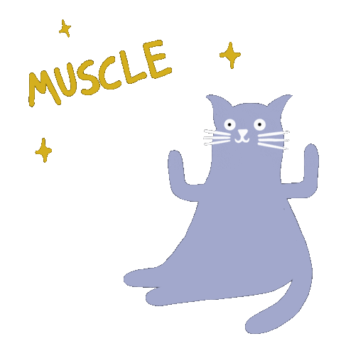 Cat Working Sticker