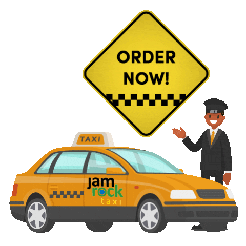 Jam Rock Taxi Sticker