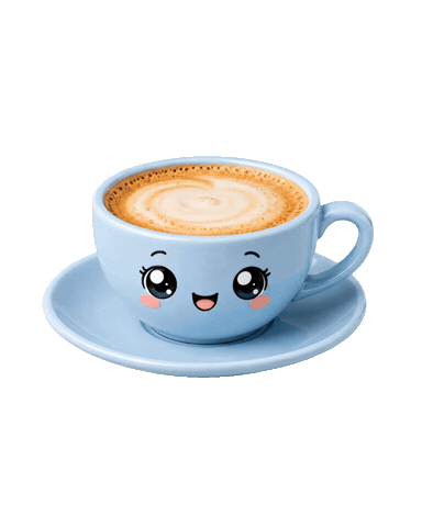 Coffee Cup Sticker by Bel Diniz