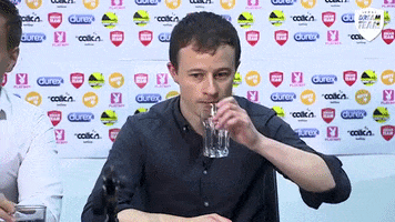 Drinking Water GIF by Dream Team FC