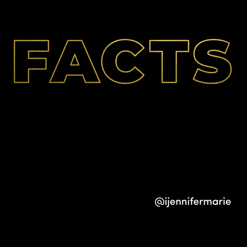 Facts No Cap GIF by Jennifer Marie