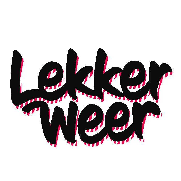 Lekker Weer Band Sticker