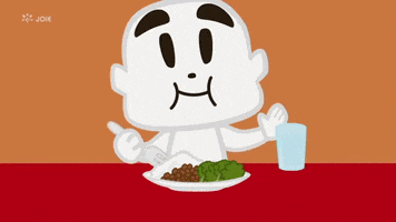 Hungry Food GIF by Dr. Joie