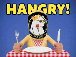 Hungry Lets Eat GIF by SuperRareBears