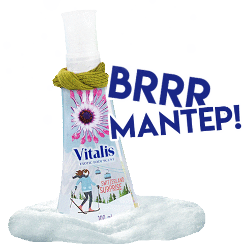 Snow Perfume Sticker by Pesona Vitalis