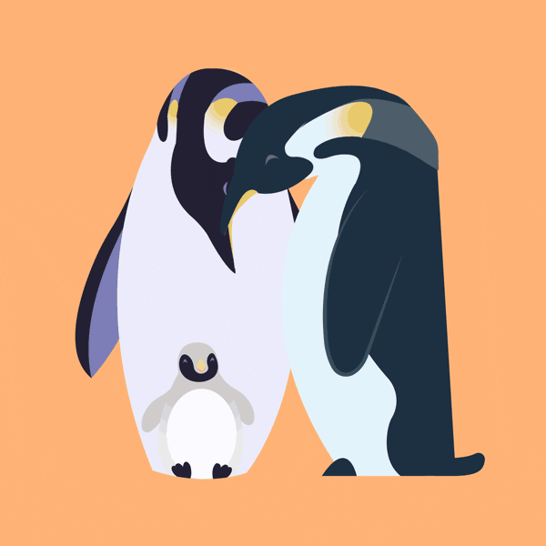 penguin love GIF by Bare Tree Media