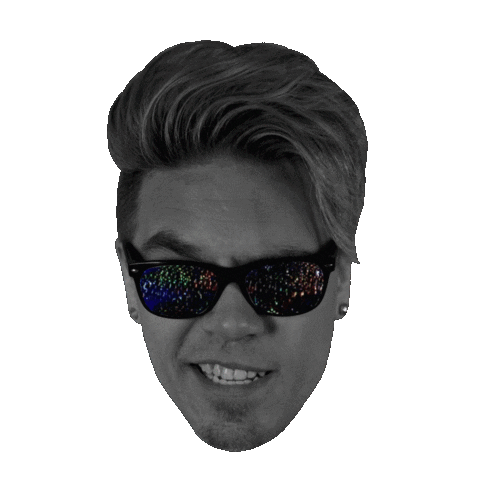 Outrun Third Eye Sticker by thirdeyecollective