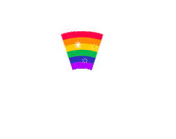 Rainbow Love Sticker by EyeBuyDirect
