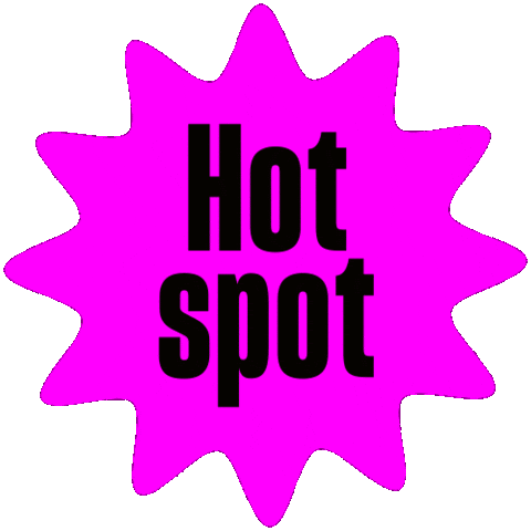 Hot Spot Sticker Sticker by Werbegemeinschaft Feldkirch