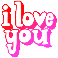 I Love You Heart Sticker by megan lockhart