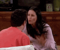 Friends - Phoebe sees Chandler/Monica doing it. on Make a GIF