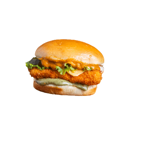 Butter Paneer Burger Sticker by Burgrill