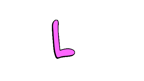 animated alphabet l