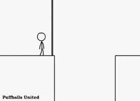 Stickman Falling GIF