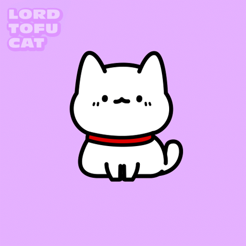 I Am Broke White Cat GIF by Lord Tofu Animation