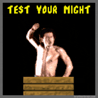 Video Game Test Your Might GIF