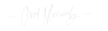 Morning Calligraphy Sticker