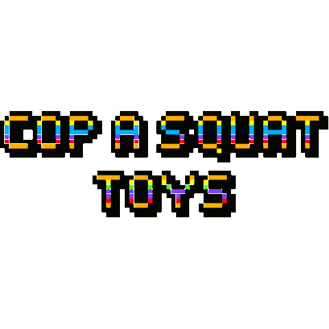 Cop A Squat Toys Sticker