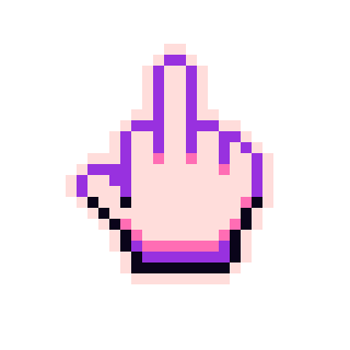 Pink Pixel Art Sticker