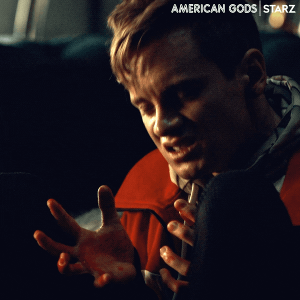 Freaking Out GIF by American Gods