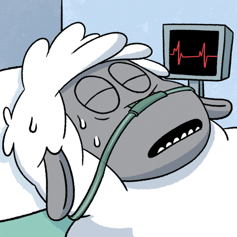 Tired Barely Alive GIF by The Sad Times