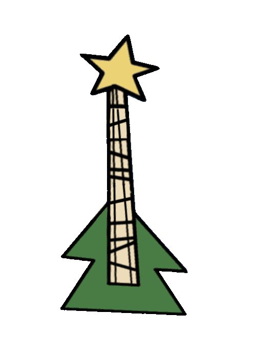 Christmas Star Sticker by Universal Music Polska