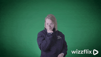 Wizzflix_ green eyes look glasses GIF