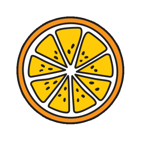 Orange Cocktail Sticker by Granriviera