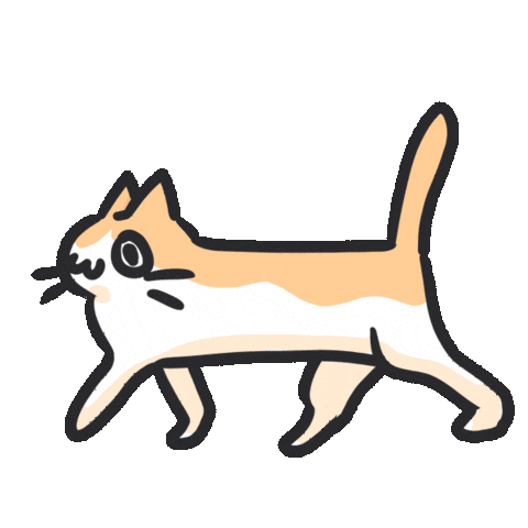 Cat Sticker by bunny_is_moving