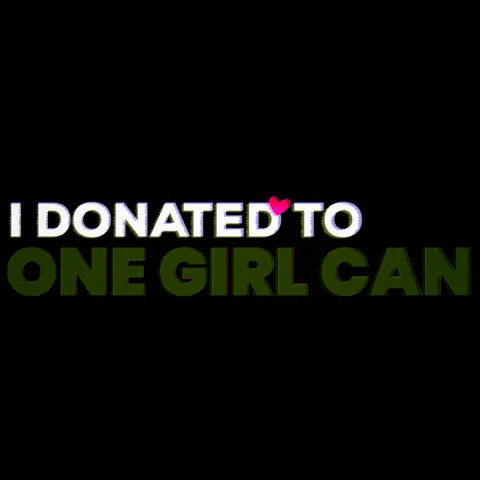 onegirlcan charity empower donated idonated GIF