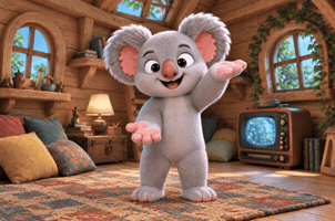 6 7 Koala GIF by Barely Bearz