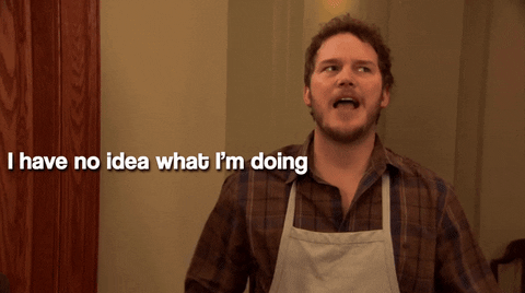 Andy Dwyer I Have No Idea What Im Doing GIF - Find & Share on GIPHY